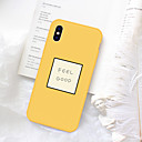 hesapli iPhone Kılıfları-Pouzdro Uyumluluk Apple iPhone XS / iPhone XR / iPhone XS Max Temalı Arka Kapak Kelime / C&amp;uuml;mle Yumuşak TPU