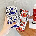 baratos Capinhas para iPhone-Capinha Para Apple iPhone XS / iPhone XR / iPhone XS Max Transparente / Estampada Capa traseira Transparente / Desenho Animado Macia TPU