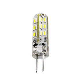 baratos Lâmpadas Decorativas-1 peça 1.5 w g4 levou bulbo bi-pin 24 smd 3014 dc 12 v verde azul luz vermelha