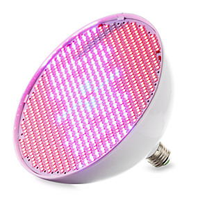 baratos Lâmpadas para Estufas-1pç 30 W Lâmpada crescente 14400-16000M E26 / E27 800 Contas LED SMD 2835 Vermelho Azul 85-265 V / 1 pç / RoHs / FCC