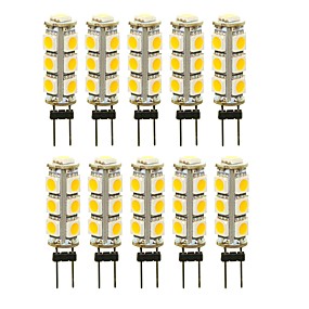 baratos Novidades-SENCART 10pçs 3 W Luminárias de LED  Duplo-Pin 180 lm G4 T 13 Contas LED SMD 5050 Decorativa Branco Quente Branco Vermelho 12 V