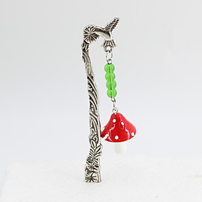 baratos Papelaria Gadgets-liga da forma / marcador pandent cogumelo da resina para artigos de papelaria do lazer do escritório