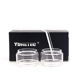 baratos Eletrônicos-tubo de vidro do bulbo da substituição do yuhetec para o tanque 5.5oh 2pcs do cerohmus subohm