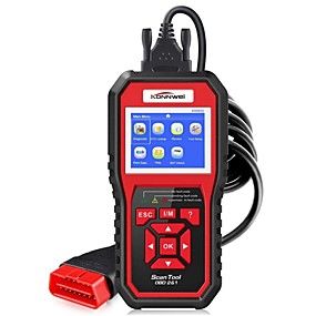 baratos Carros &amp; Motos-Scanner de diagnóstico auto obd2 odb2 konnwei kw850 scanner de carro de diagnóstico de carro de função completa leitor de código de motor obd universal