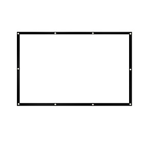 baratos Projetores e Acessórios-16: 9 100 polegada pvc maxwhite super amoled / tela de montagem na parede