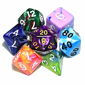 baratos Jogos-masmorras e dragões jogo 15-20mm d4 d6 d8 d10 d12 d20 cor dado aleatório (6pcs/set)