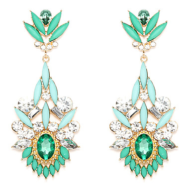 Earring Drop Earrings Jewelry Women Wedding / Party / Daily Alloy Green ...