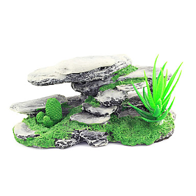 baratos Acessórios para Pequenos Animais-Aquário Decoração - de Silicone - Para Peixe