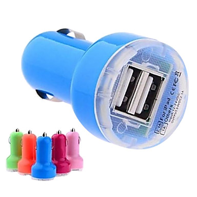 1a assorted 24v charger adapter usb dual iphone others dc colors mini