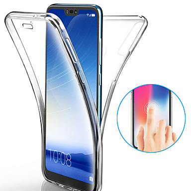 baratos Huawei P30 Pro-Capinha Para Huawei Huawei P20 / Huawei P20 Pro / Huawei P20 lite Antichoque / Ultra-Fina / Transparente Capa Proteção Completa Sólido Macia TPU / P10 Plus / P10 Lite / P10